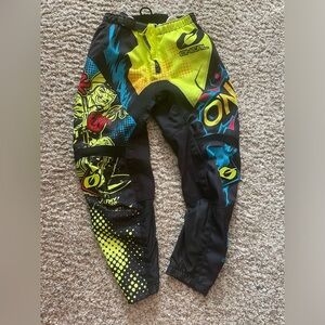 O'NEAL Element Bike Motocross Riding Pants Size Youth 10/12